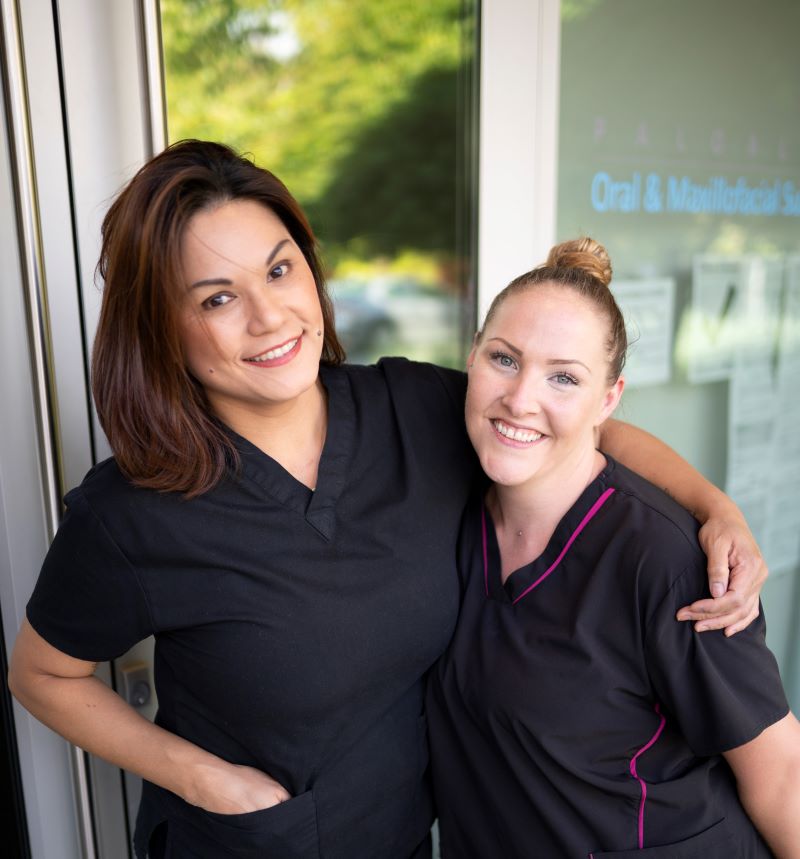 Charry and Ashley Staff Members at {PRACTICE_NAME}
